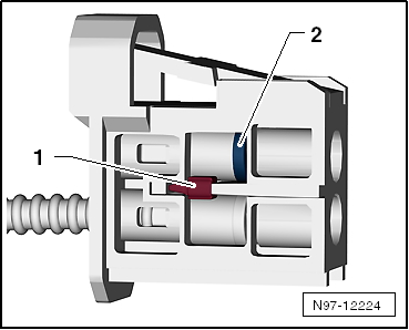 Fiber-Optic Cable, Disconnecting from Wiring Harness Connector