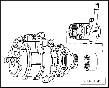 A/C without Magnetic Clutch with Torsion-Elastic Clutch