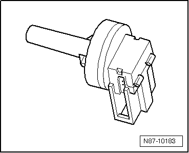 Evaporator Vent Temperature Sensor -G263- or Evaporator Temperature Sensor -G308