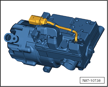 Electrically-Driven A/C Compressor for High Voltage System