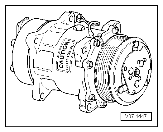 A/C Compressor with A/C clutch